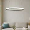 Lampadari Moderni-Gea Luce Lampadario iole s1 titanio cerchio led 28w 3000k