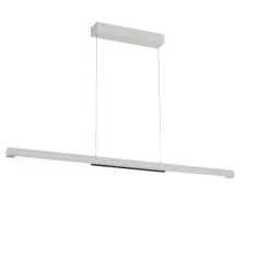 Lampadari Moderni-Selezionato da Mazzolaluce Lampadario led bianco saliscendi con sensore dimmerper tavolo ufficio