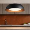Lampadari Cucina-Selezionato da Mazzolaluce Lampadario led cupola nero rame per tavolo da pranzo cucina