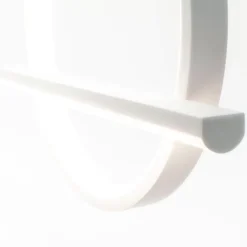 Lampadari Cucina-Selezionato da Mazzolaluce Lampadario led design bianco per cucina moderna 30w 3000k