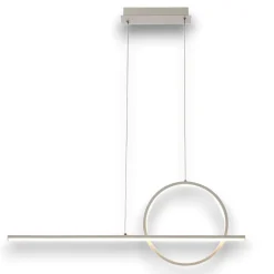 Lampadari Cucina-Selezionato da Mazzolaluce Lampadario led design bianco per cucina moderna 30w 3000k