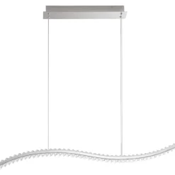 Lampadari Moderni-Selezionato da Mazzolaluce Lampadario led di cristallo per soggiorno