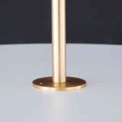 Lampadari Cucina-Selezionato da Mazzolaluce Lampadario led disco piatto bianco oro per cucina moderna