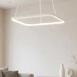 Lampadari Moderni-Affralux Lampadario led 3200k moderno aluring bianco
