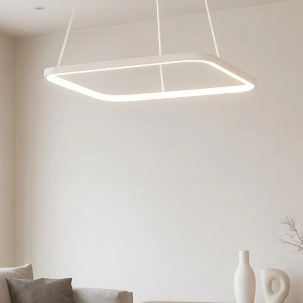 Lampadari Moderni-Affralux Lampadario led 3200k moderno aluring bianco
