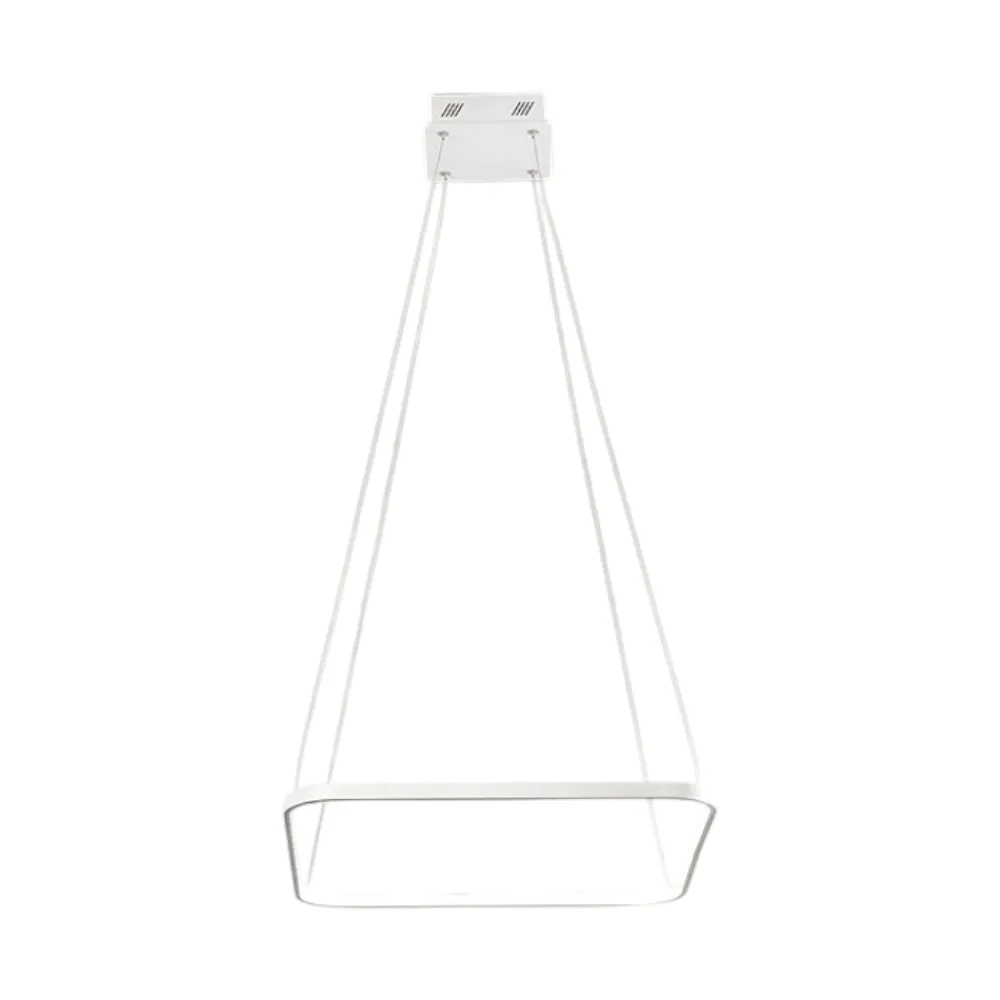 Lampadari Moderni-Affralux Lampadario led 3200k moderno aluring bianco