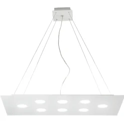 Lampadari Moderni-Affralux Lampadario led moderno per soggiorno flet