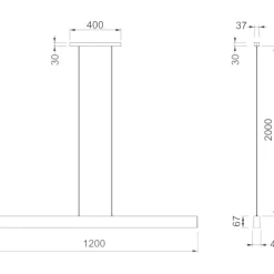 Lampadari Moderni-Selezionato da Mazzolaluce Lampadario led moderno sabbia per soggiorno
