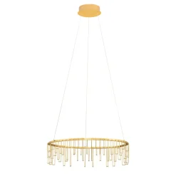 Lampadari Moderni-Selezionato da Mazzolaluce Lampadario led oro ramato stelle cadenti