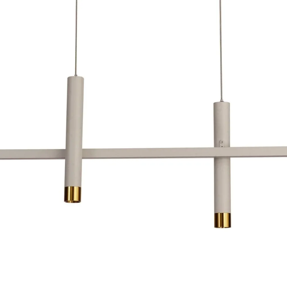 Lampadari Cucina-Selezionato da Mazzolaluce Lampadario led per cucina design bianco oro