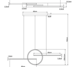 Lampadari Moderni-Selezionato da Mazzolaluce Lampadario led per soggiorno moderno antracite dimmerabile