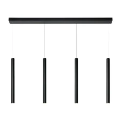 Lampadari Cucina-Selezionato da Mazzolaluce Lampadario led per tavolo pranzo cucina nero 16w 3000k dimmerabile