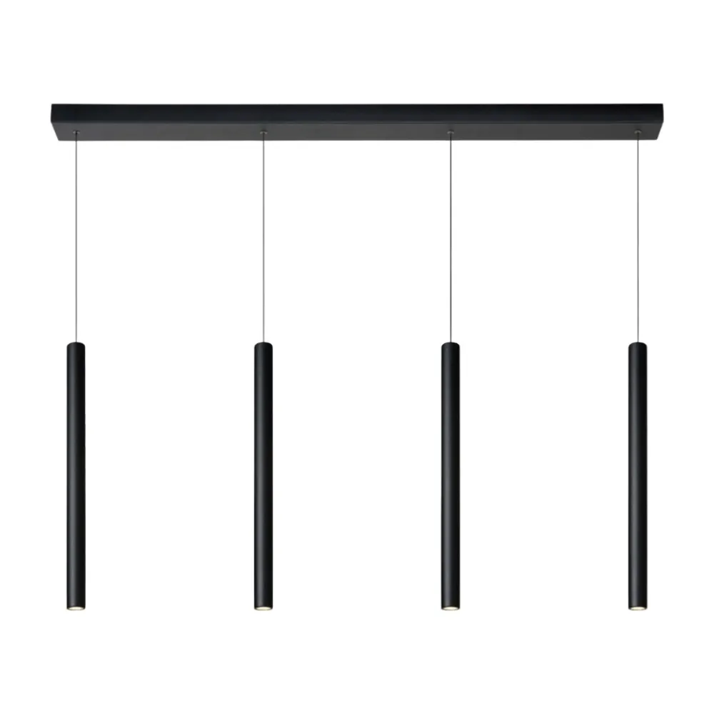 Lampadari Cucina-Selezionato da Mazzolaluce Lampadario led per tavolo pranzo cucina nero 16w 3000k dimmerabile