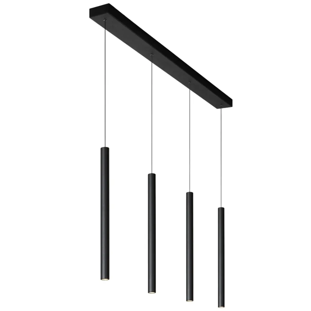 Lampadari Cucina-Selezionato da Mazzolaluce Lampadario led per tavolo pranzo cucina nero 16w 3000k dimmerabile