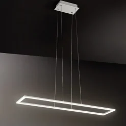 Lampadari Moderni-Affralux Lampadario led 72w 3000k bianco quattro per soggiorno