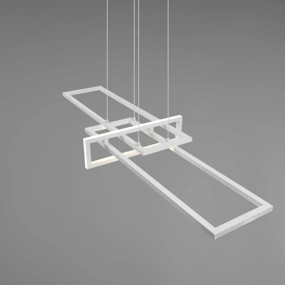 Lampadari Moderni-Selezionato da Mazzolaluce Lampadario led 34w 4000k bianco dimmerabile per soggiorno