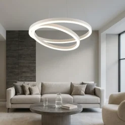 Lampadari Moderni-Vivida International Lampadario led 60w 3000k bianco moderno hurricane vivida