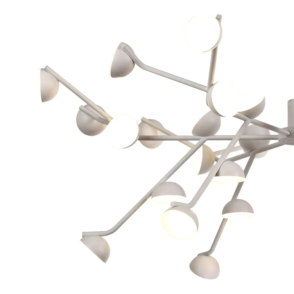 Lampadari Moderni-Selezionato da Mazzolaluce Lampadario led 100w 3000k design moderno bianco per soggiorno