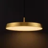 Lampadari Cucina-Selezionato da Mazzolaluce Lampadario led 37w 3000k disco oro per cucina