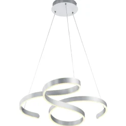 Lampadari Moderni-Selezionato da Mazzolaluce Lampadario led 52w 3000k moderno grigio dimmerabile per soggiorno