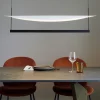 Lampadari Moderni-Selezionato da Mazzolaluce Lampadario led 81w 3000k nero bianco moderno per tavolo sala da pranzo