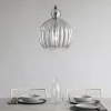 Lampadari Moderni-Perenz Illuminazione Lampadario lia perenz sfera di vetro 32cm fume specchiato