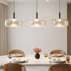 Lampadari Moderni-Fabas Luce Lampadario 3 luci a sospensione sfere vetro cognac fabas devero