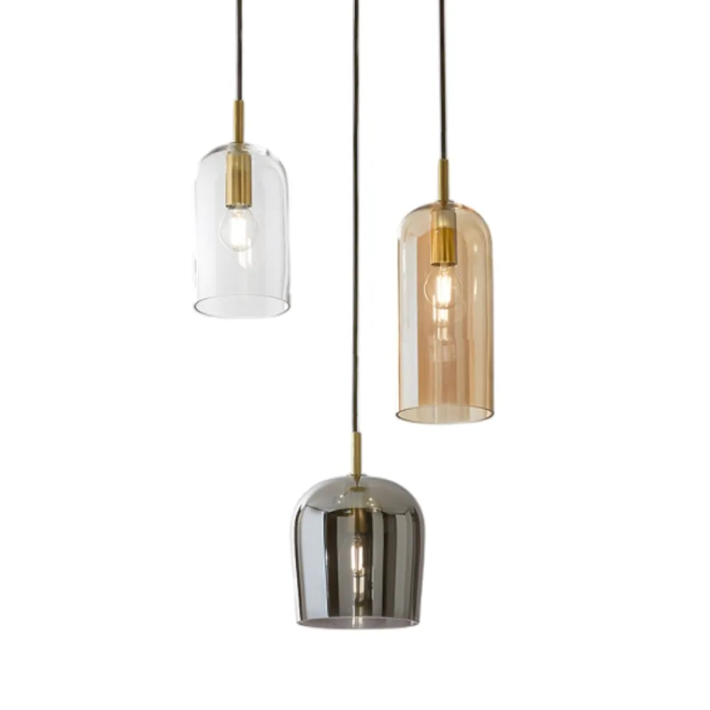 Lampadari Moderni-Perenz Illuminazione Lampadario 3 luci pendenti moderno vetri multicolor perenz coro