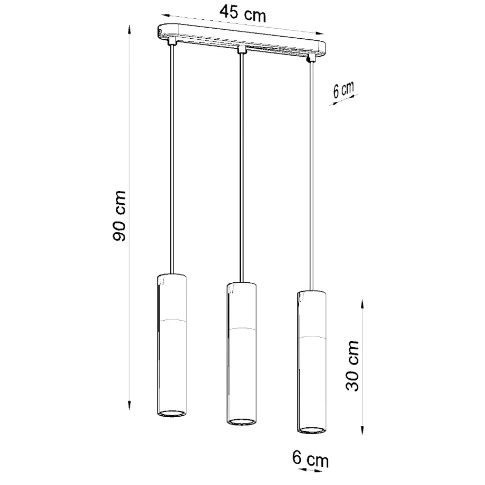 Lampadari Cucina-Selezionato da Mazzolaluce Lampadario 3 luci per cucina bianco legno