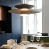 Lampadari Cucina-Selezionato da Mazzolaluce Lampadario marrone caffe design per tavolo cucina sala da pranzo