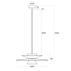 Lampadari Cucina-Selezionato da Mazzolaluce Lampadario marrone caffe design per tavolo cucina sala da pranzo