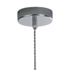 Lampadari Moderni-Perenz Illuminazione Lampadario meteora perenz in vetro bianco lavorato design moderno