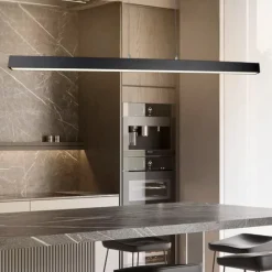 Lampadari Cucina-Selezionato da Mazzolaluce Lampadario minimal da cucina led 3000k rettangolare