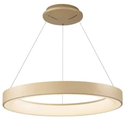Lampadari Moderni-Selezionato da Mazzolaluce Lampadario moderno anello 50cm oro led 45w 2700k-5000k con telecomando app