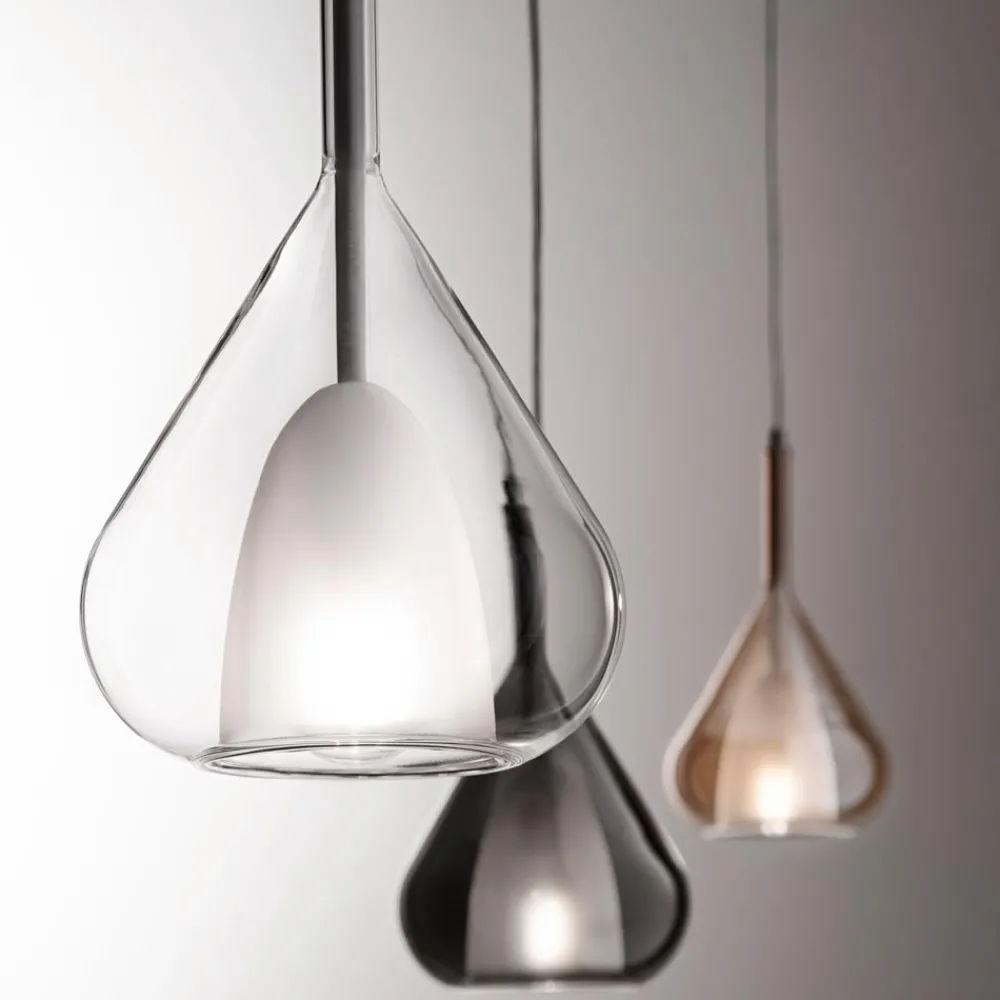 Lampadari Moderni-Fabas Luce Lampadario moderno a sospensione per soggiorno lila