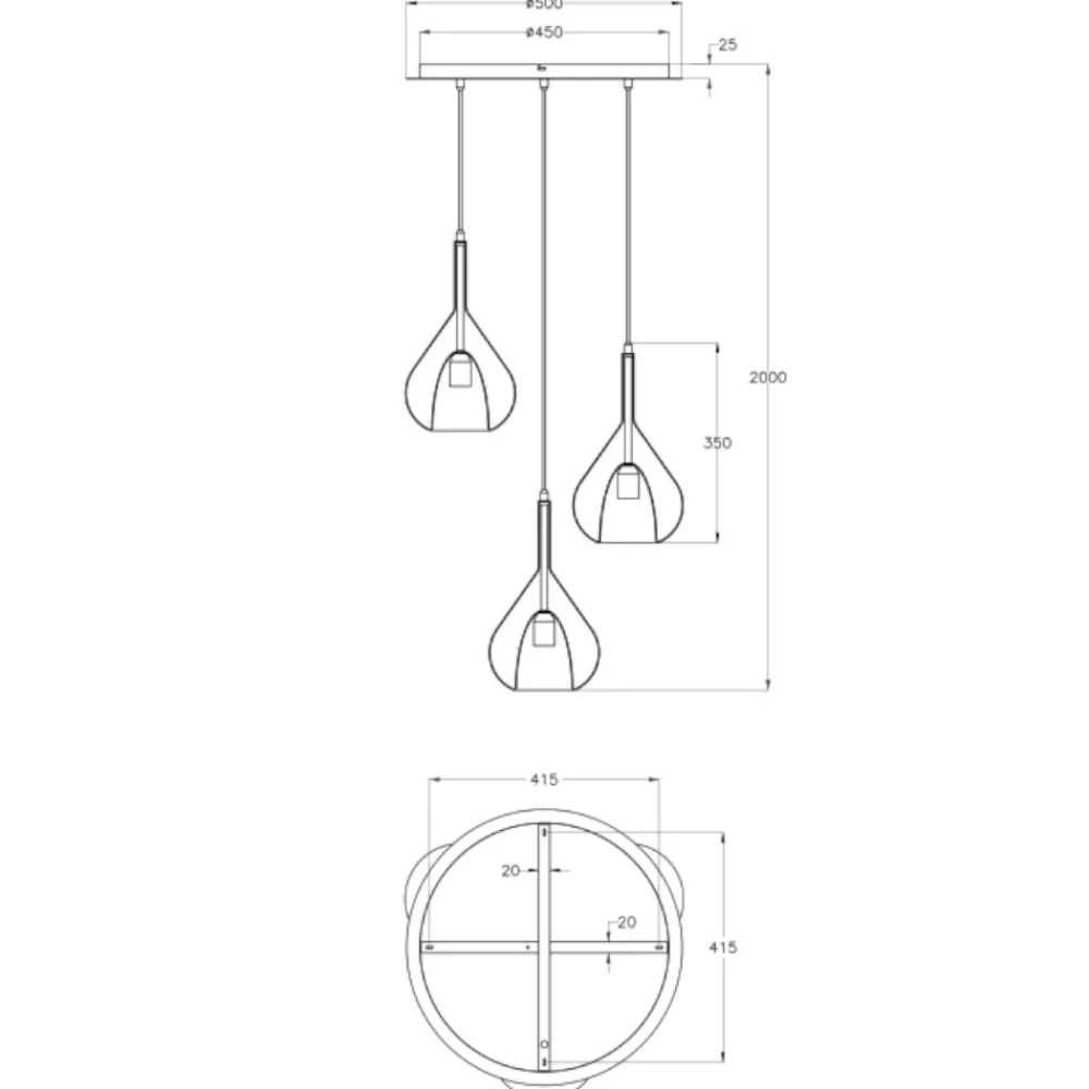 Lampadari Moderni-Fabas Luce Lampadario moderno a sospensione per soggiorno lila