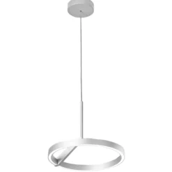 Lampadari Moderni-Vivida International Lampadario moderno bianco vivida meridiana led 17w 3000k 4000k