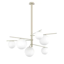 Lampadari Moderni-Top Light Lampadario moderno boomerang tortora