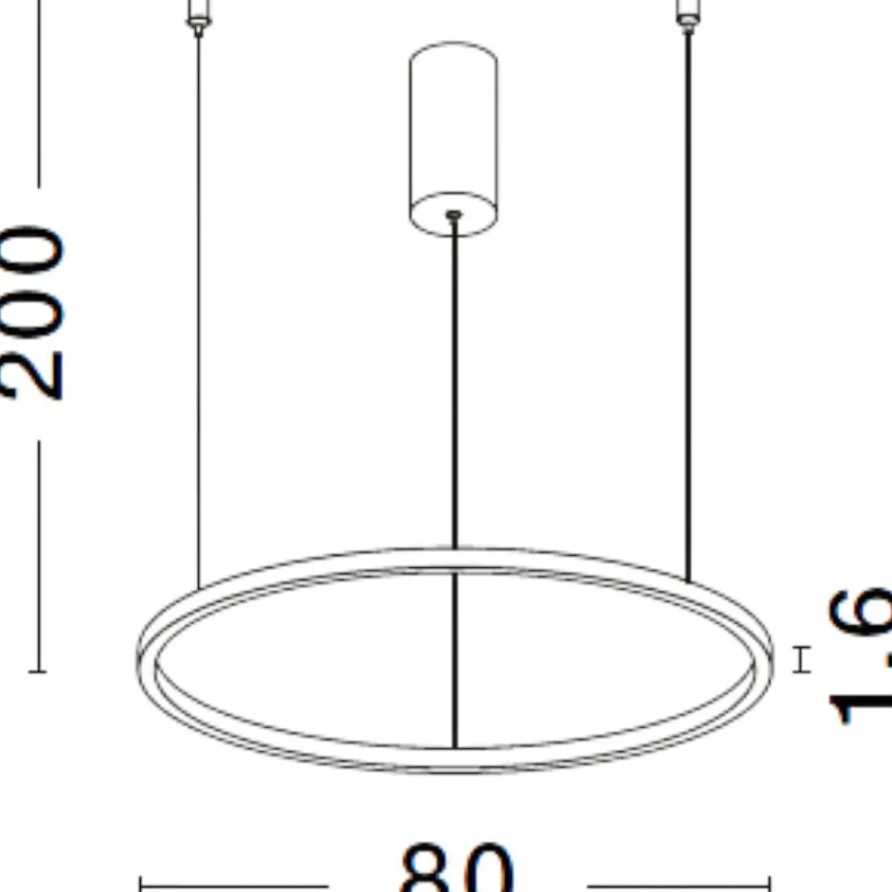Lampadari Moderni-Selezionato da Mazzolaluce Lampadario moderno cerchio 60cm oro led per soggiorno