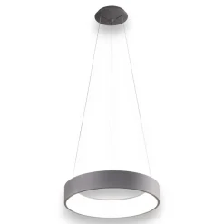 Lampadari Moderni-Affralux Lampadario moderno 60cm band diodi cerchio led 33w 3200k antracite