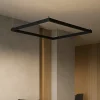 Lampadari Moderni-Selezionato da Mazzolaluce Lampadario moderno 75cm dimmerabile quadrato nero led 40w 3000k