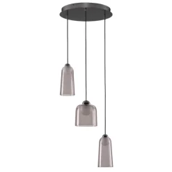 Lampadari Moderni-Selezionato da Mazzolaluce Lampadario moderno da soggiorno led 3000k in vetro