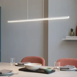 Lampadari Moderni-Linea Light Lampadario moderno da ufficio bianco led 2700k straight