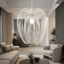 Lampadari Moderni-Fabas Luce Lampadario moderno design bianco camp