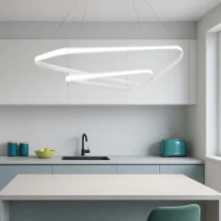 Lampadari Moderni-Vivida International Lampadario moderno design dimmerabile vivida ring led 47w 4000k