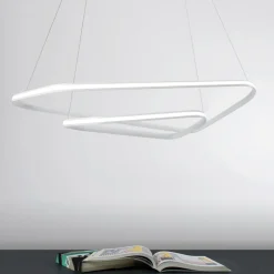 Lampadari Moderni-Vivida International Lampadario moderno design dimmerabile vivida ring led 47w 3000k