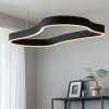 Lampadari Moderni-Selezionato da Mazzolaluce Lampadario moderno design originale colore nero led 3000k