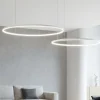 Lampadari Moderni-Gea Luce Lampadario moderno erika s-2d cerchi bianco