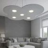 Lampadari Moderni-Top Light Lampadario moderno grigio per soggiorno toplight cloud
