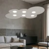 Lampadari Moderni-Top Light Lampadario moderno grigio per soggiorno cloud